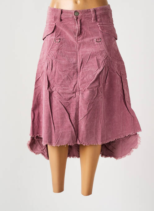 Fustă midi roz CIMARRON femeie