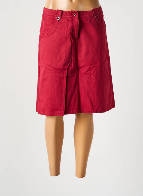 Fustă midi roșu SESSUN femeie