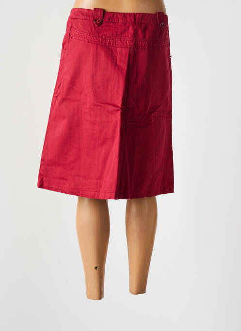 Fustă midi roșu SESSUN femeie