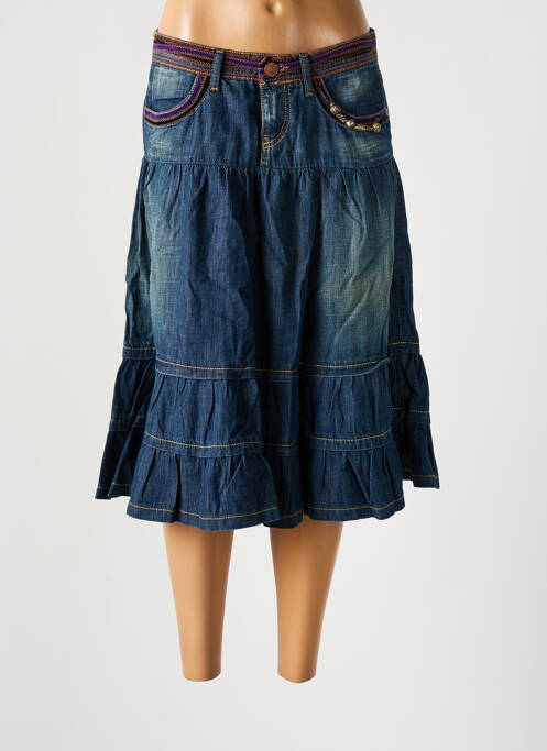 Fustă midi albastru TAKE TWO femeie