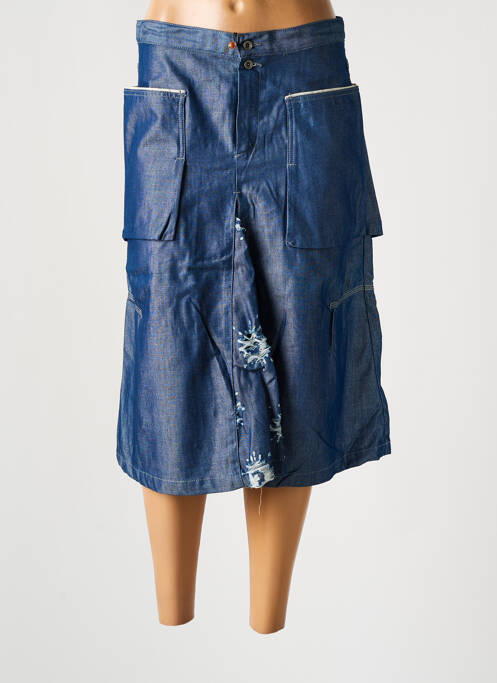 Fustă midi albastru TEDDY SMITH femeie