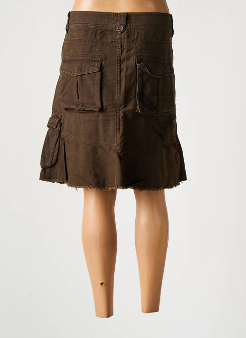 Fustă scurtă maro TEDDY SMITH femeie