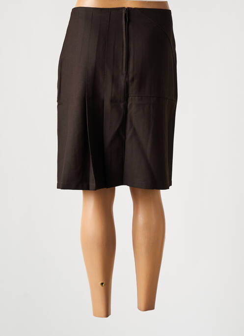 Fustă midi maro TIM BARGEOT femeie