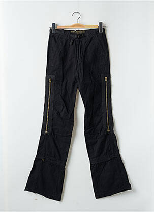 Pantalon cargo buzunare mărime normală negru FREEMAN T.PORTER femeie