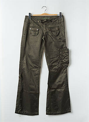 Pantalon evazat verde FREEMAN T.PORTER femeie