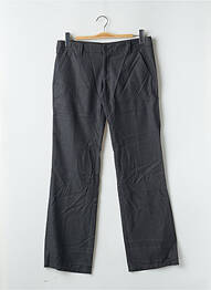Pantalon drept țesătură poplin mărime normală gri FREEMAN T.PORTER femeie