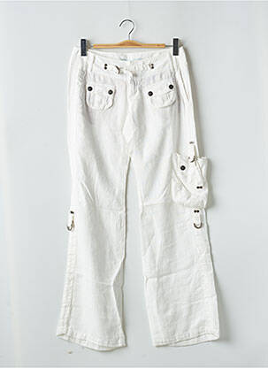 Pantalon drept alb FREEMAN T.PORTER femeie