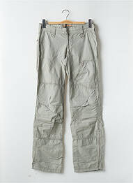 Pantalon drept țesătură poplin mărime normală verde FREEMAN T.PORTER femeie