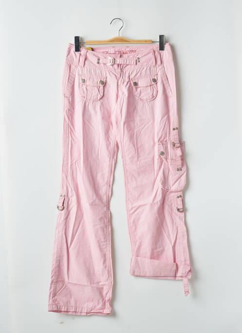 Pantalon cargo roz FREEMAN T.PORTER femeie