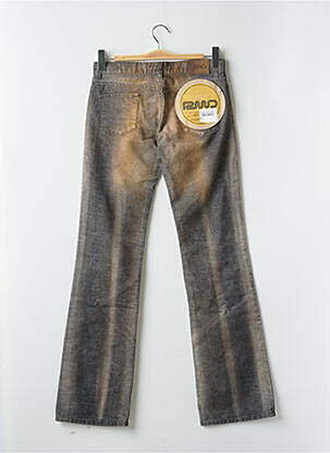 Pantalon drept elasticitate talie joasă gri RWD femeie