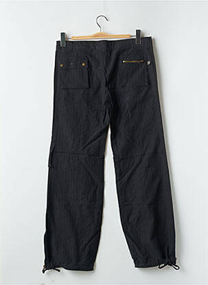 Pantalon cargo țesătură poplin negru RWD femeie