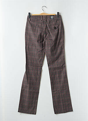 Pantalon chino țesătură poplin mărime normală roșu RWD femeie
