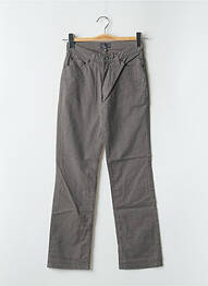 Pantalon drept elasticitate talie înaltă gri RWD femme