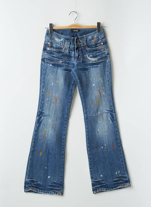 Blugi bootcut albastru RWD femeie