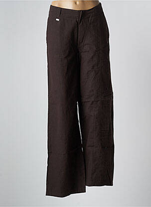 Pantalon larg maro SCHOOL RAG femeie