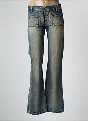 Blugi bootcut albastru SCHOOL RAG femeie