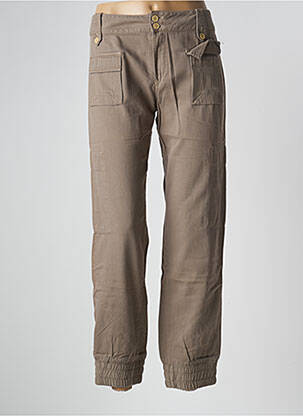 Pantalon cargo maro SCHOOL RAG femeie