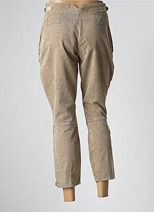 Pantalon 7/8 elasticitate mărime normală bej SCHOOL RAG femeie