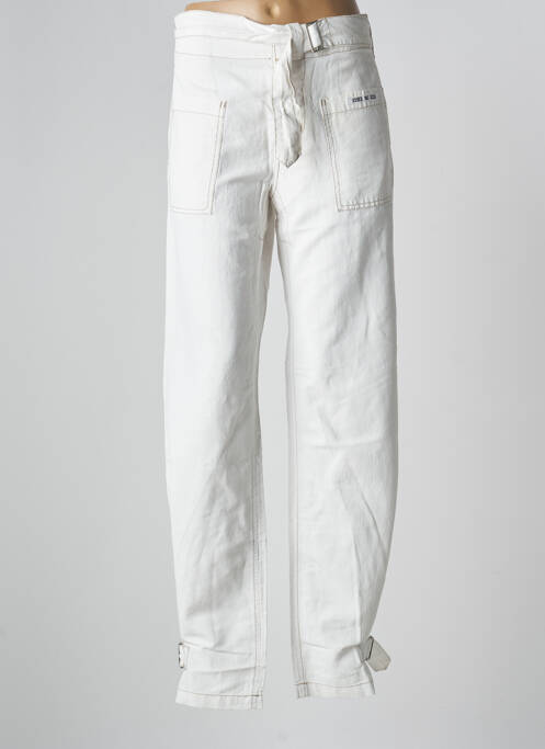 Pantalon drept alb SCHOOL RAG femeie