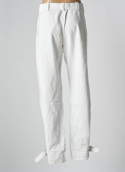 Pantalon drept alb SCHOOL RAG femeie