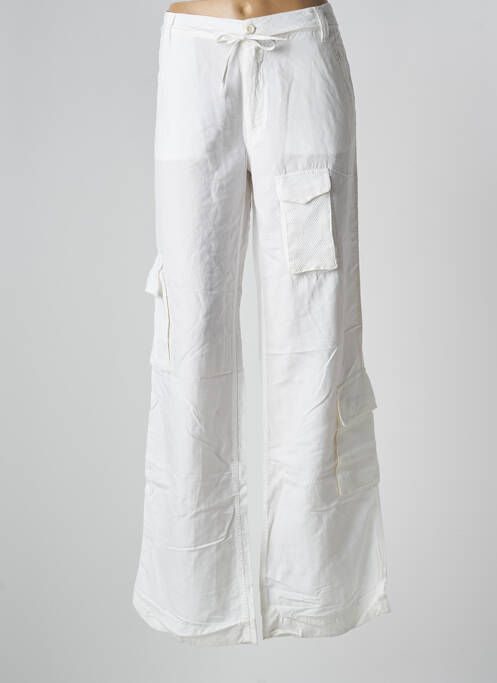 Pantalon cargo alb SCHOOL RAG femeie