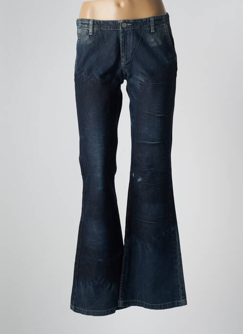 Blugi cu croială evazată albastru SCHOOL RAG femeie