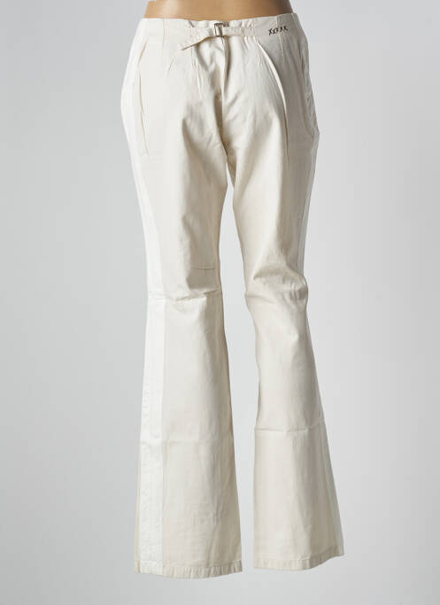 Pantalon evazat bej SCHOOL RAG femeie