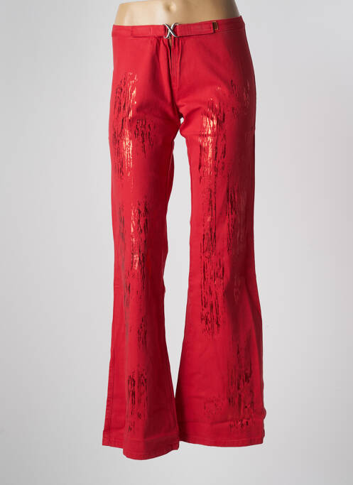 Pantalon evazat roșu SCHOOL RAG femeie