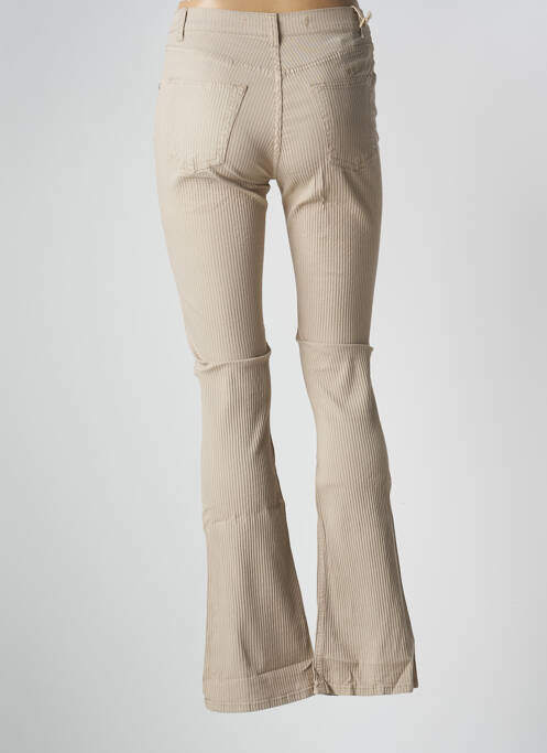 Pantalon evazat bej SCHOOL RAG femeie