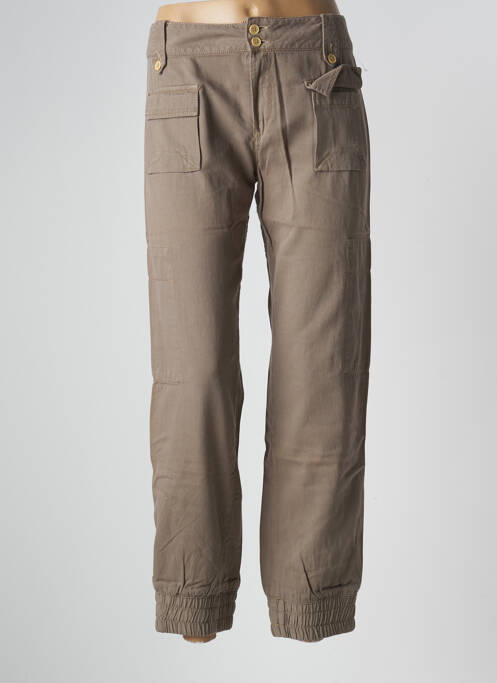 Pantalon cargo maro SCHOOL RAG femeie