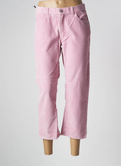 Pantalon trei sferturi roz SCHOOL RAG femeie