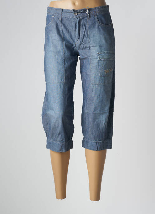 Pantalon trei sferturi albastru TEDDY SMITH femeie