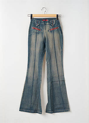 Blugi bootcut buzunare albastru TEDDY SMITH femeie