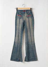 Blugi bootcut buzunare albastru TEDDY SMITH femeie