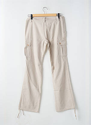 Pantalon cargo buzunare bej TEDDY SMITH femeie