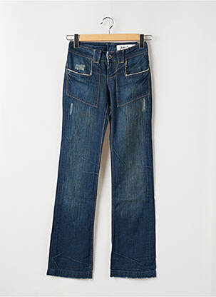 Blugi cu croială dreaptă albastru TEDDY SMITH femeie