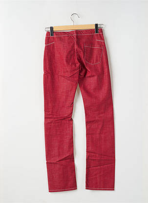 Pantalon slim buzunare roșu TEDDY SMITH femeie