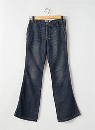 Blugi bootcut buzunare albastru TEDDY SMITH femme
