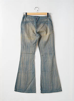 Blugi bootcut țesătură denim albastru TEDDY SMITH femeie