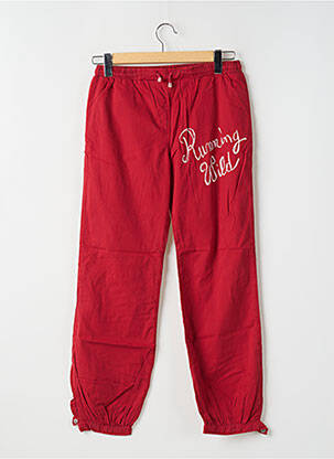 Pantalon drept buzunare roșu TEDDY SMITH femeie