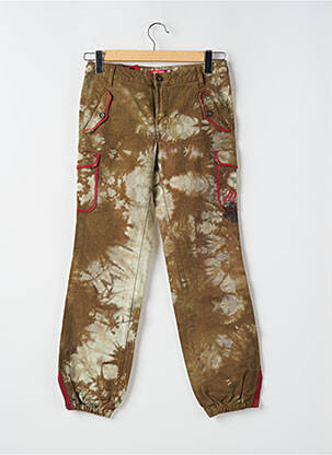 Pantalon cargo buzunare bej TEDDY SMITH femeie