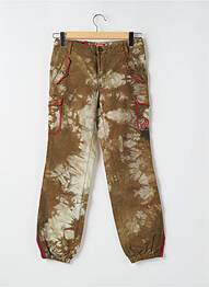 Pantalon cargo buzunare bej TEDDY SMITH femeie