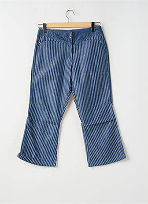 Pantalon trei sferturi buzunare albastru TEDDY SMITH femeie