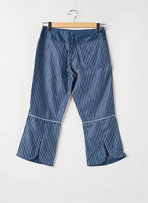 Pantalon trei sferturi buzunare albastru TEDDY SMITH femeie