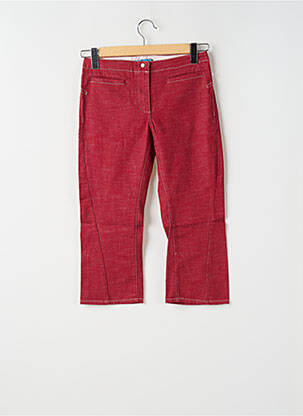 Pantalon trei sferturi roșu TEDDY SMITH femeie