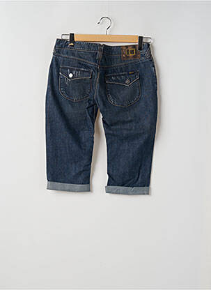 Pantalon trei sferturi buzunare albastru TEDDY SMITH femeie