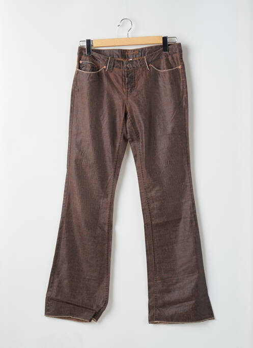 Pantalon drept maro TEDDY SMITH femeie