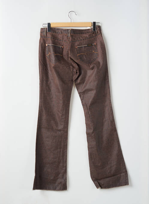 Pantalon drept maro TEDDY SMITH femeie