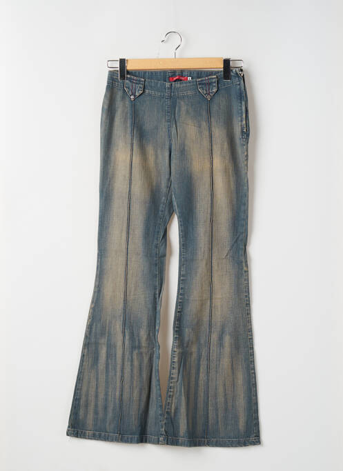 Blugi bootcut albastru TEDDY SMITH femeie