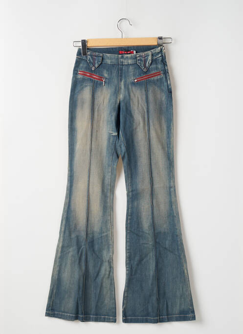 Blugi bootcut albastru TEDDY SMITH femeie